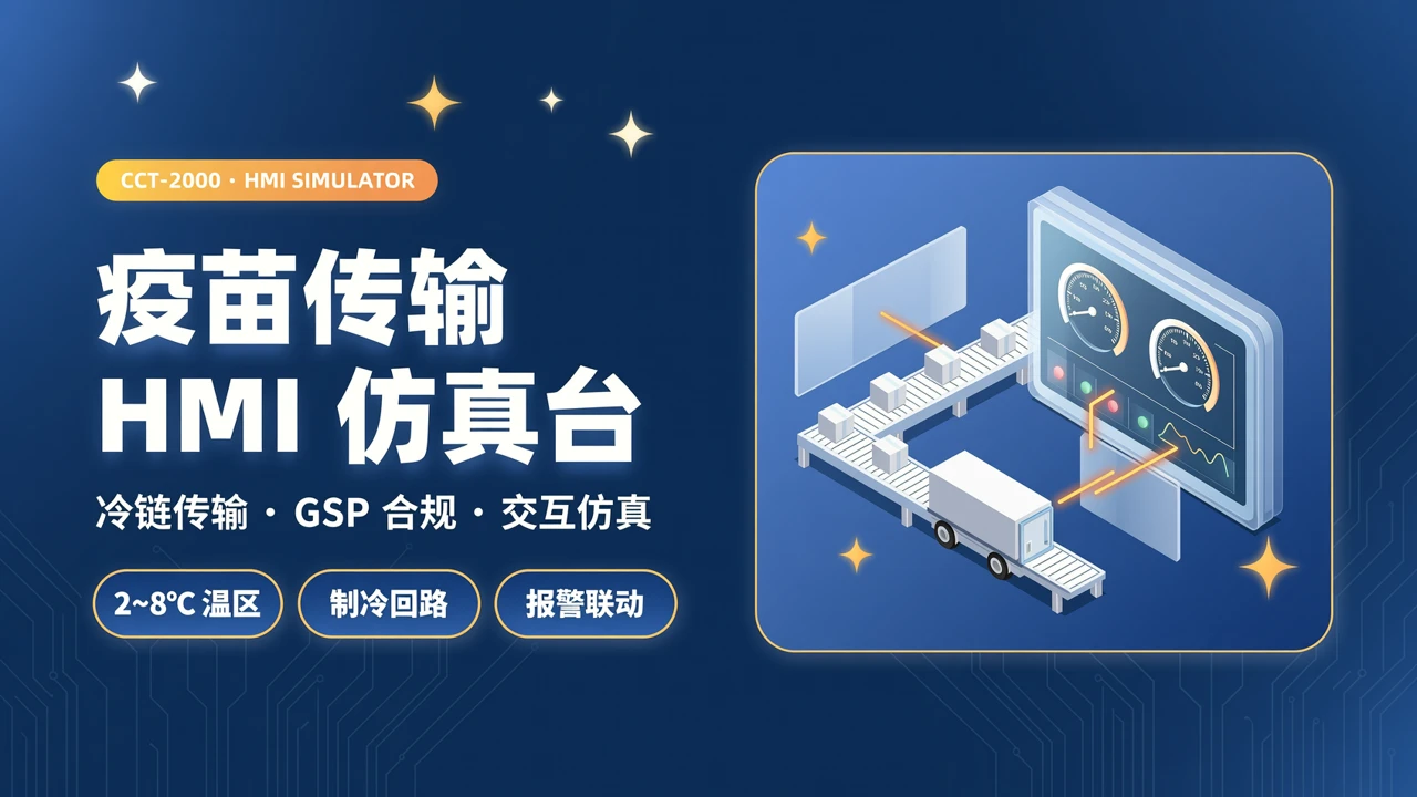 疫苗传输 HMI 仿真台